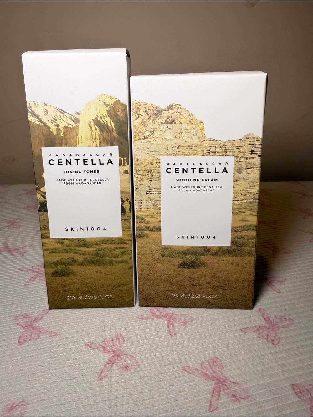SKIN1004 Madagascar Centella Soothing Cream & Toning Toner - Duo